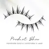 False Eyelashes 5Pairs Natural Manga Lashes Soft False Eyelashes Invisible Band Eyelashes Extension Korean Fashion Daily Dating make up Lash HKD230817