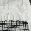 겨울 여자 니트 가디건 코트 나무 가장자리 디자인 니트 긴 소매 카디건 재킷 O 칼라 여자 최고 편지 자수 캐주얼 스웨터