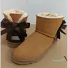 2023-Women Kids Ribbon Snow Boots New Design Girl And Childen Winter Ankle Shoes Boot