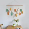 Tapestries Nordic Simple Weave Tapestry Leaf Big Size Wall Hanging Aesthetic Vintage Room Decor Wandteppich Home Utensils AH50TA