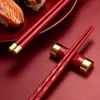 Chopsticks Japanese El Restaurant For Home Dishwasher Safe Dinning Tableware Alloy Sushi Kitchen Tool