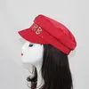 Berets simples rb chapéu feminino masculino estilo de rua moda sboy chapéus boinas pretas tampas planas homens drop ship boné 2024