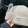 Beretten luxe texturen beanies hoeden voor vrouwen mannen winter buiten warm headweer mode femail gebreide casquette topkwaliteit goede waarde