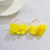 Dangle Earrings Bohemia National Style Colorful Drop For Women Fashion Elegant Rose Flower Pendant Party Jewelry Accessories