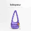 Hobo Kokopeas Smallkorean rembourré à tabac à borne pour femmes piétiné en nylon hobo bourse bcheded femelle pulerpouch hkd230817