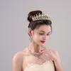 Kolye Küpe Seti Itacazzo Gelin Gezgin Altın Renk Göz Kamaralı Stil Luxurious Ladies 'Düğün Crown 4 Parti