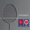 Outros artigos esportivos de fibra de carbono Badminton Rackets 4U Tipo de ofensiva profissional com cordas de bolsas 22 30 libras de raqueta esportes 230816