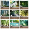 Tapestries Landscape tapestry beautiful natural forest print large wall cloth bedspread beach towel 230x180cm