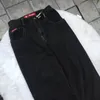 Dżinsy męskie Y2K dżinsy streetwear mężczyźni kobiety Hip Hop wąż graficzny graficzny Gothic Oversize workowate dżinsy czarne spodnie Harajuku gotycka szeroka spodnia 230817