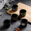 Set di stoviglie tazza di ceramica set da tè giapponese tazze master pura tazza per la casa grande a mano piccola grande