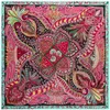 Sciarpe 130 cm Bohemia inverno marchio Scarf Women 100% Twill Silk Scarpes PAISLEY HIJAB SCARF FOULARD SHAWL PASHMINA BANDANA 230817