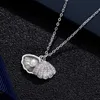 Pendant Necklaces Exquisite Romantic Shell Pendant Women's Necklace Creative Fashion Faux Pearl Silver Plated Jewelry Accessories Birthday Gifts J230817