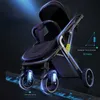 Strollers# Lightweight baby stroller baby stroller to 3 years Baby stroller with baby comfort Sit and lie multiple child stroller R230817