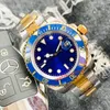 Mens Watch Designer High Quality Automatic Watch Mens 41mm Ceramic Ring Sapphire 2813 Movement Dial Rotatable Watch Rostfritt Steel Band Movement Watches-13