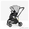 Strollers# High Landscape Baby Stroller 3 In 1 luxe kinderwagen