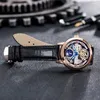 Montre-bracelets 2023 Men classique Automatic Mething Watchs Luxury Top Brand Retro Leather Male Male Wrist Color Renogio Masculino