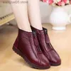 Boots 2022 New Boots Women Casual Women Shoes Zipper Shoes Woman Plus Size Ankle Boots Comfortable Flat Botas Mujer Winter Footwear T230817