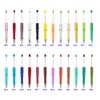 Gel Pens 5pcs DIY البلاستيك ربة قلم القلم القلم صنع DIY هلام أقلام Oritng مدرسة DIY حبة القلم البلاستيك قلم القلم 230816