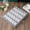 Jewelry Boxes Grey 6-24 Digits Watch Storage Case Watch Display Tray Jewelry Props Watch Stall Display Rack Watch Collection Box 230816