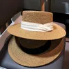 Geniş Memlu Şapkalar 2023 Marka Düz Dairesel Üst Güneş Şapkası Saman Saman Saman Saman Kapa Yazlar Yaz Vizörü Caming Balıkçılık Tatil Vintage