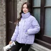 Women's Down Parkas Meil​​ly Dolphin 2023 New Winter Stand Neck Inflatable Jacket Women's Solid Quilted Short Park Leisure Wart Women's Winter Coat Z230817