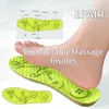 Pièces de chaussures Accessoires Wormwood intérieurs Foot Acupressure Sole intérieure Men des femmes Soft Sports Cushion inserts Sweatabsorbing Deodorant Massage Shoepads 230817