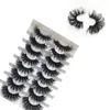 False Eyelashes CHARM Fluffy Mink Lashes Dramatic Messy Wispy Natural Eyelashes 20mm-25mm Handmade Real 3D Mink Eyelashes Makeup False Lashes HKD230817