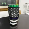21 estilo de béisbol reutilizable taz de café manga cactus cubierta de botella de agua neopreno cubierta de cubierta de la manga bolsas para 30ozzz
