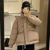 Parkas pour femmes CRRRIFLZ Veste d'automne / hiver pour femmes Collier debout à manches complètes grandes pochelles de poche à fermeture éclair solide Coton chaud Coton Z230817