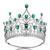 Bruiloft haar sieraden Levery Miss International Queen Baroque Crown Zirkon Big Crown for Miss Pageant 230816