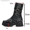 Boots Gothic Style Совершенно новый Dropship Cosplay Platform Women Mid-Calf Boots 2022 Осень Зимняя Уличная обувь Мотоциклетные ботинки T230817