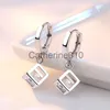 Charm 925 SterlSilver Pendientes Zircon Crystal Rubik's Cube Love Candy Pendientes Para Mujeres Joyería Fina J230817