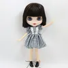 Dolls ICY DBS Blyth doll 16 bjd joint body short brown hair matte face 30cm toy girls gift anime 230816