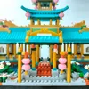 Blocks 2350PCS Marriage Peach Blossom Tree House Building Blocks Ancient Myth Sakura Architecture Mini B Assemble Toys Kids Gifts R230817