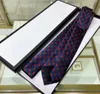 100 Pure Silk Tie Stripe Design Classic Slipsvarumärke Mens Wedding Casual smal Neck Ties Presentförpackning