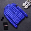 Winter Puffer Luxury Brand Parkas Blue Red Down Juper