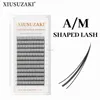 Falsche Wimpern Xiusuzaki A/M Form vorgefertigte Wimpern Makeupindividuelle Wimpern Cluster Spikes Lash Wispypremade Fluffy False Wimpern Make -up HKD230817