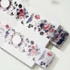 Lijmbanden brede bloemscherming Washi Pet Tape Canada WT Frosty Rose Vintage Journaling Scrapbooking Sticker Art Supply 6 cm 2016 230816