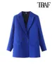 Kvinnor kostymer blazers traf kvinnor chic office lady dubbel breasted blazer vintage kappa mode notched krage långärmad damer ytterkläder stiliga toppar 230817