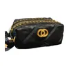 Nylon Designer Makeup Bag For Women Luxury Cosmetic Bag Gold Chain Wash Toiletry Bag Fashion Zipper Make Up Pouch Pochette