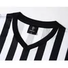 Utomhus T-shirts 22-23 Professionell fotbollsdomare Uniform Custom Shirts Vuxen Svart White Soccer Jerseys Training Clothes Soccer Shirt 230817