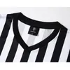 T-shirts en plein air 22-23 Arbitre de football professionnel Chemises personnalisées adultes Black White Soccer Jerseys Training Clothes Soccer Shirt 230817