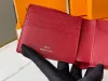 2023 Modedesigner Brieftaschen Luxus Männer Frauen Clapton Münzgrundtasche Highs Quality Klassische Blumenbuchstaben geprüfte Kartenhalter Original Box Weihnachtsstils -Taschen