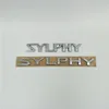 For Nissan Sylphy Emblems Rear Trunk Tail Logo Letters Nameplate Car Stickers279C