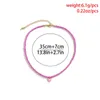 Colliers pendants 1pc Graines Collier Collier à la main Multicolore Sweet Heart Pendants Collier Girls Collier Choker For Women Fashion Jewerly Gifts J230817