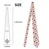 Yay Ties Pembe Donuts Kazılar Erkekler Moda Polyester 8 cm genişliğinde sevimli boyun kravat Erkekler için Takas Aksesuarları Gravatas cosplay sahne