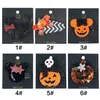 Hårtillbehör 36PC/LOT Halloween Party Hair Bows Clips For Baby Girl Ghost Hairpins Glitter Pumpkin Barrettes Barn Barn Hårtillbehör Bulk 230816