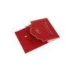 دعوات Red Blue Beige Cards مخصصة رسالة دعوة أوروبية مخصصة لدعم الحديد أحداث حفلات التسليم اللوازم DHT8X