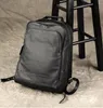 Bolsas escolares de alta calidad Mochila de cuero genuino Bolsas para estudiantes Bolsa de alumno diario mochila masculina gran mochila negra 230817