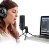 マイクフィフィンメタルUSBコンデンサー録音ラップトップWindows cardioid Studio Vocals over Video K669 230816用マイク